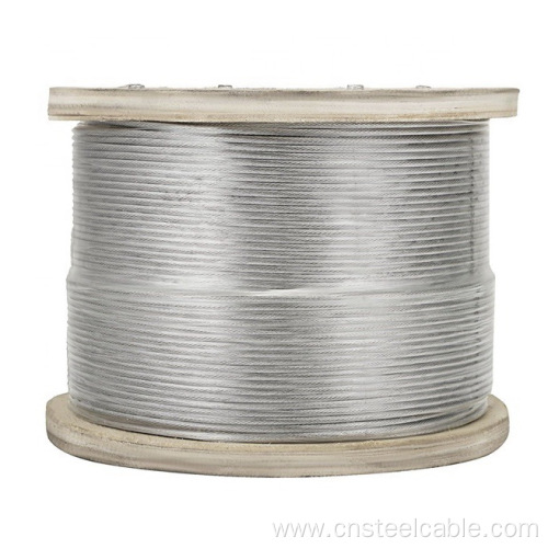 6X7+1FC Dia.1mm to 12mm Stainless steel wire rope